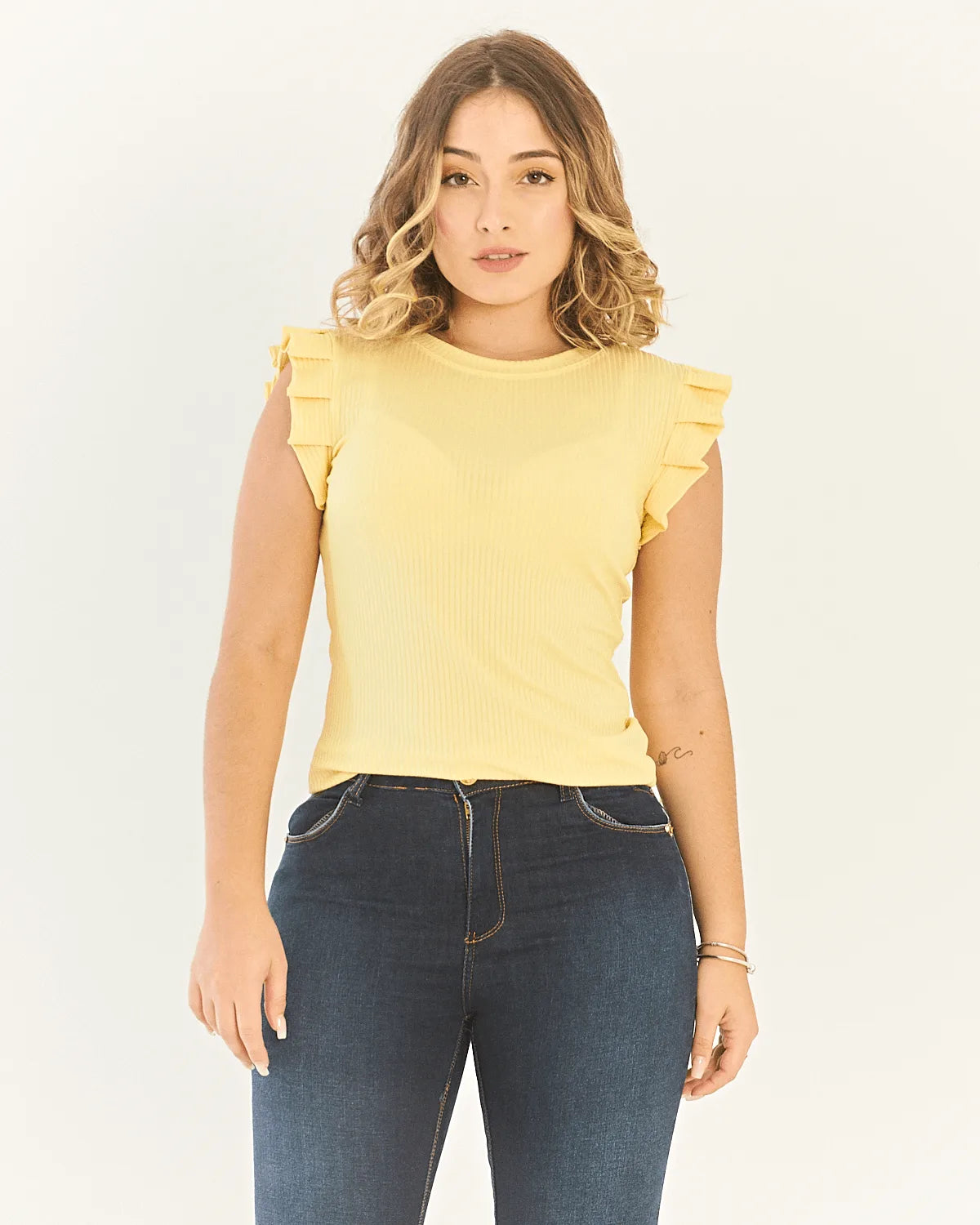 BLUSA SAFIRA PLINSADA