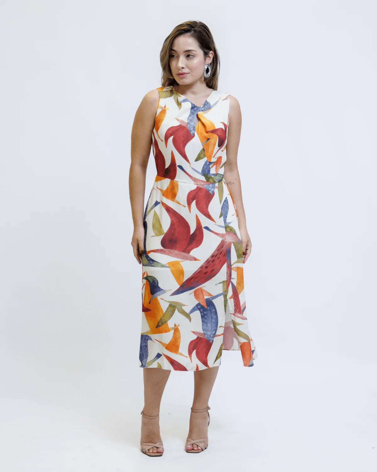VESTIDO LUNENDER 69114 AZUL M
