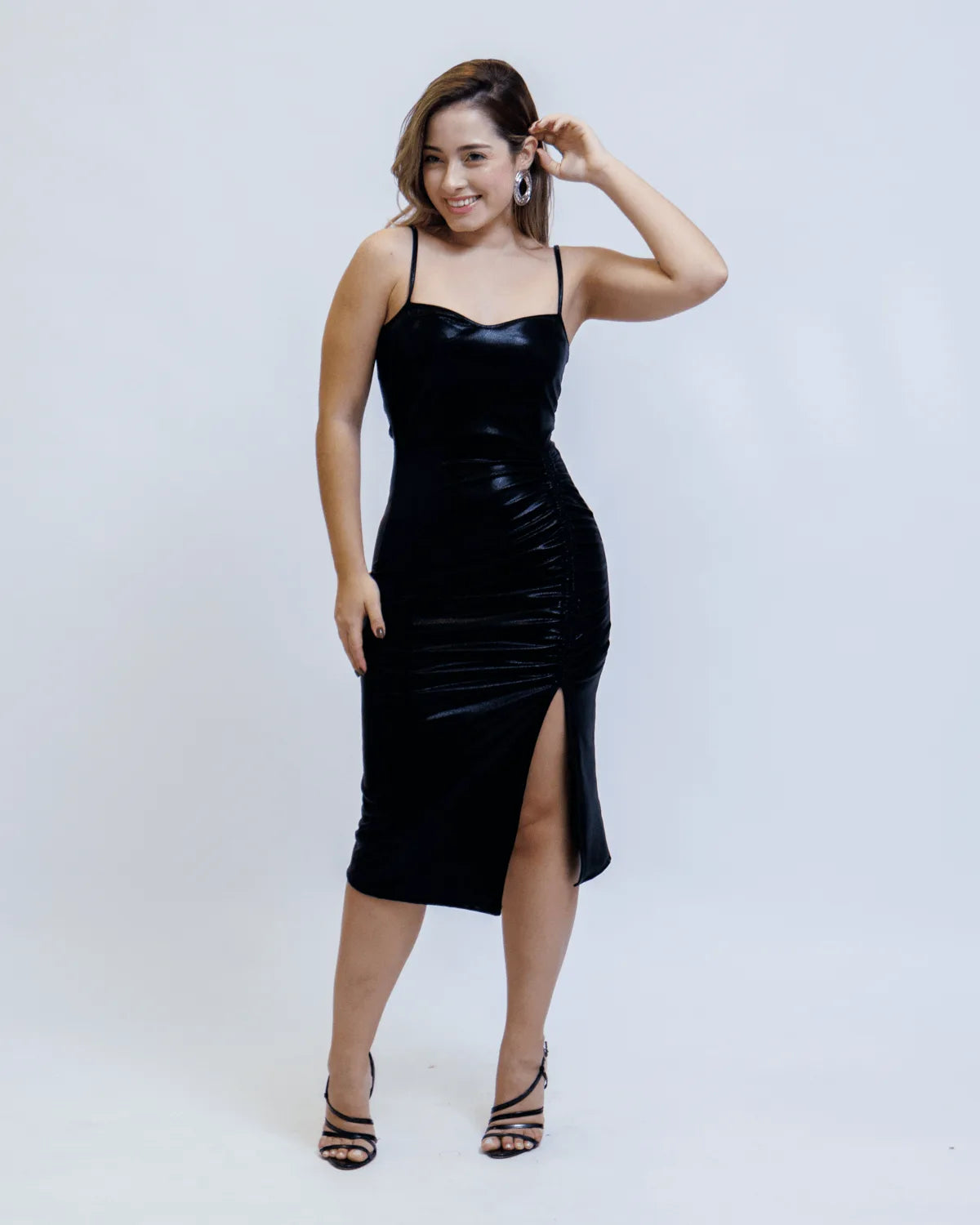 VESTIDO GROOVY 44711/54711/64711 MARRON G