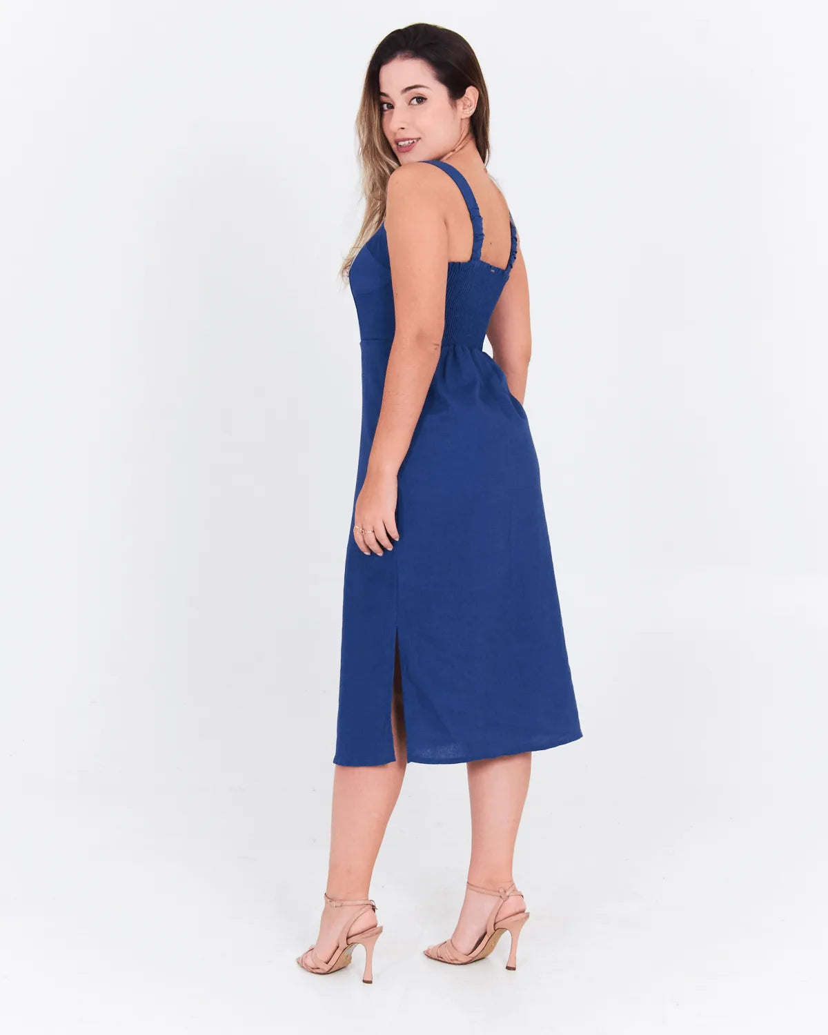 VESTIDO LUNENDER 34809 MARINHO M