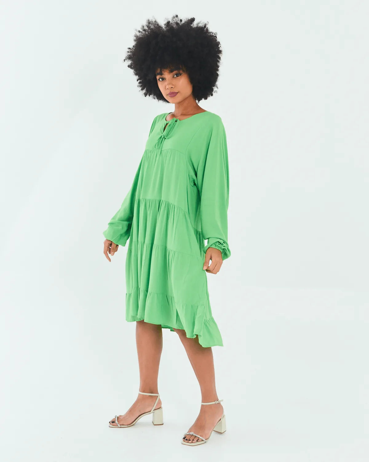 VESTIDO SAFIRA MANGA LONGA