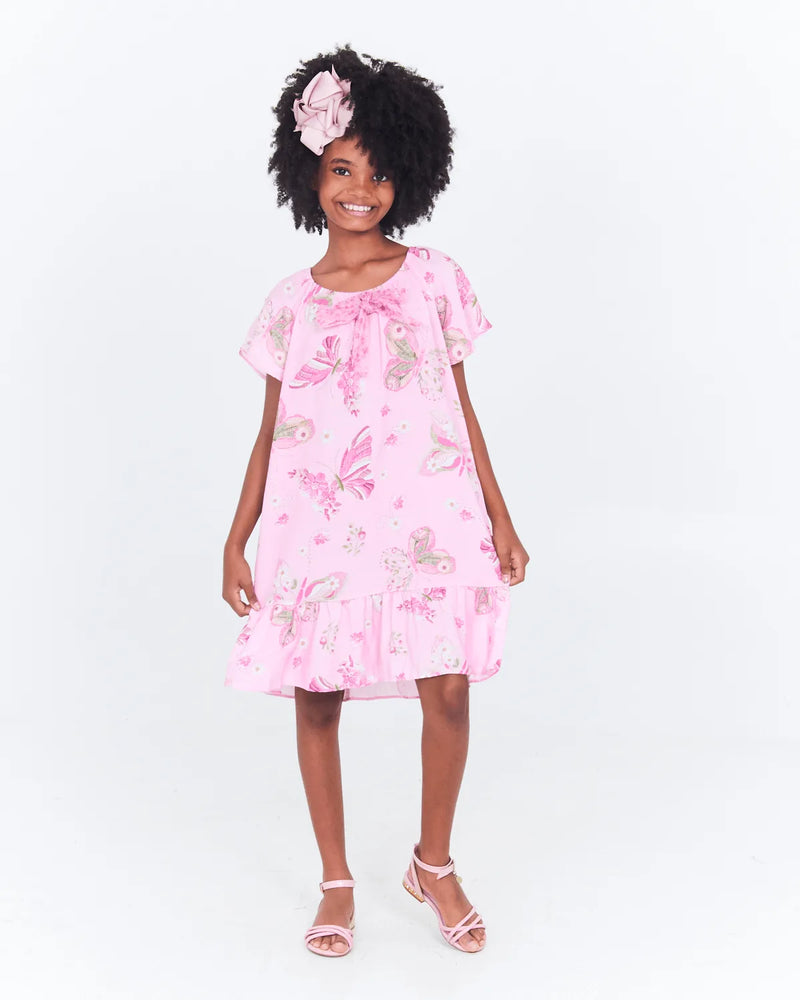 VESTIDO INF LUNENDER 46592 ROSA 03