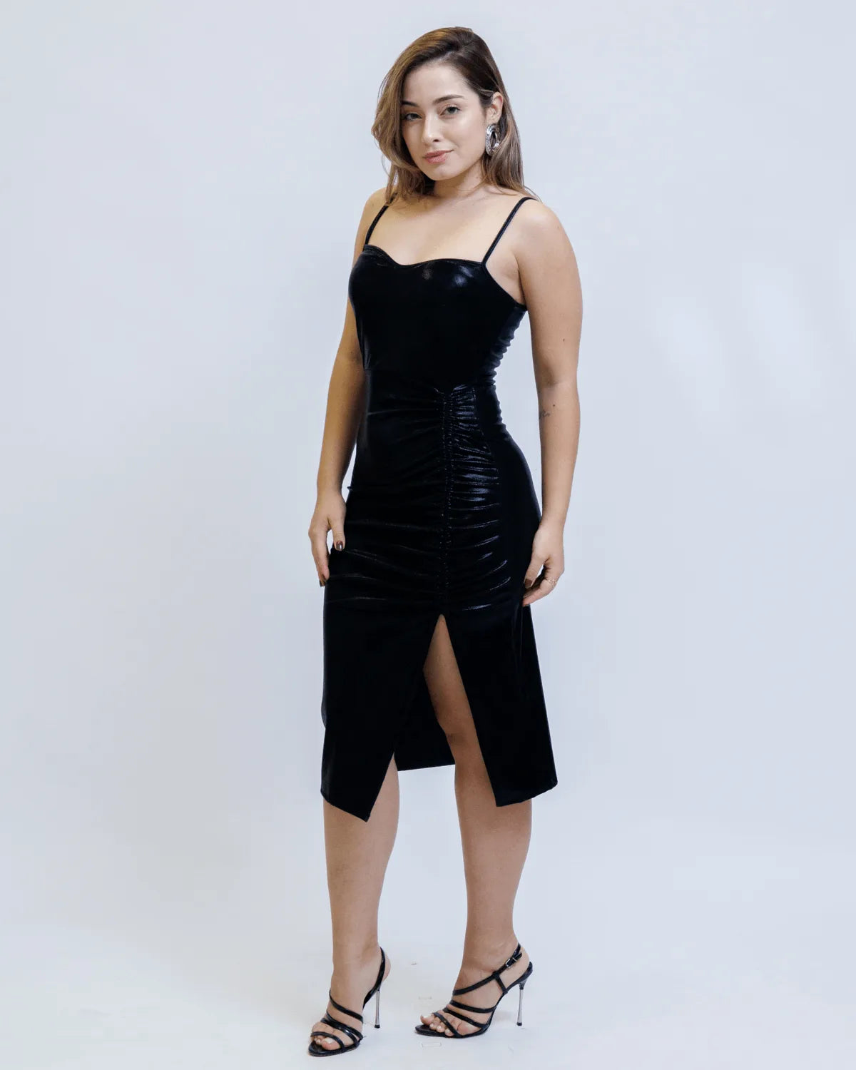 VESTIDO GROOVY 44711/54711/64711 MARRON G