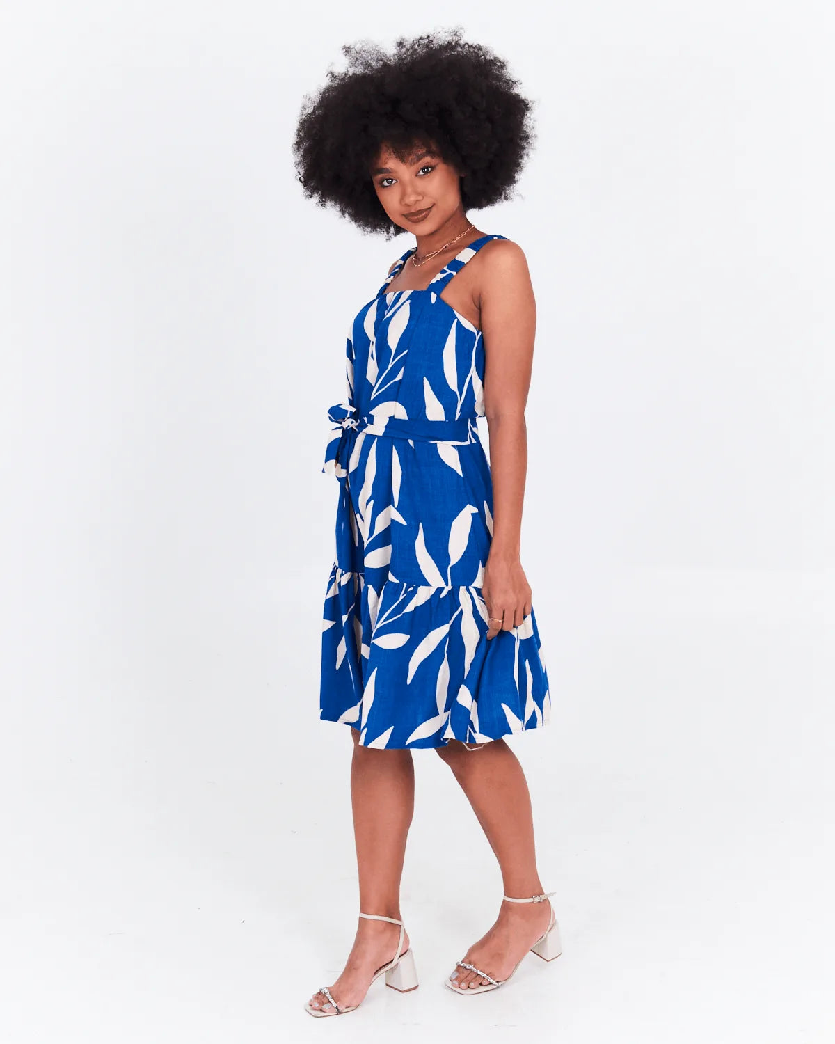 VESTIDO SAFIRA ALCA/ELAST EST VRD CLARO P