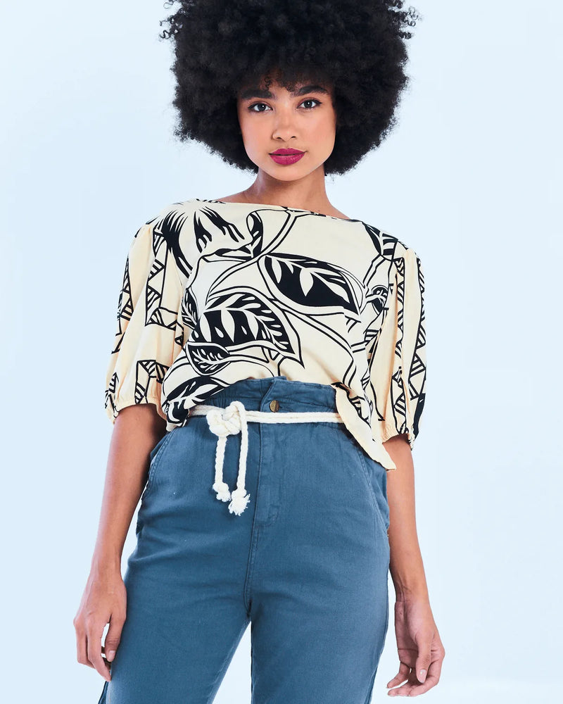 CROPPED LUZ VENA MANGA