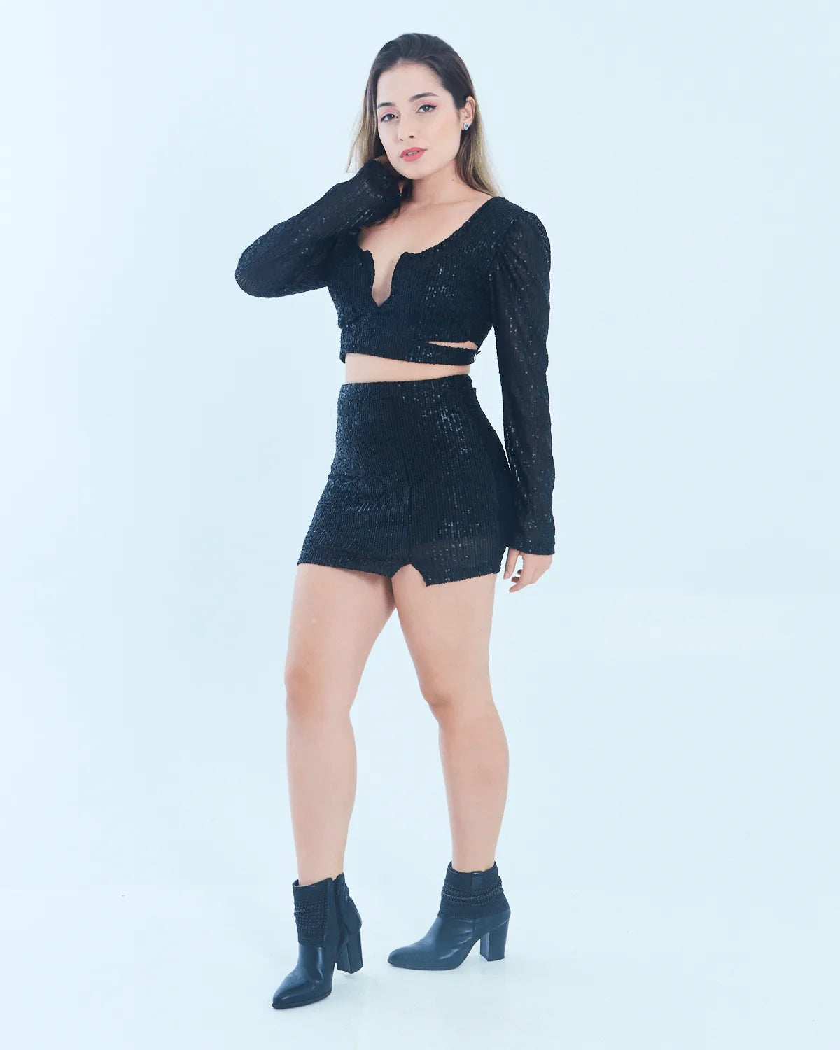 CONJUNTO TROPICAL 9131B PRETO M