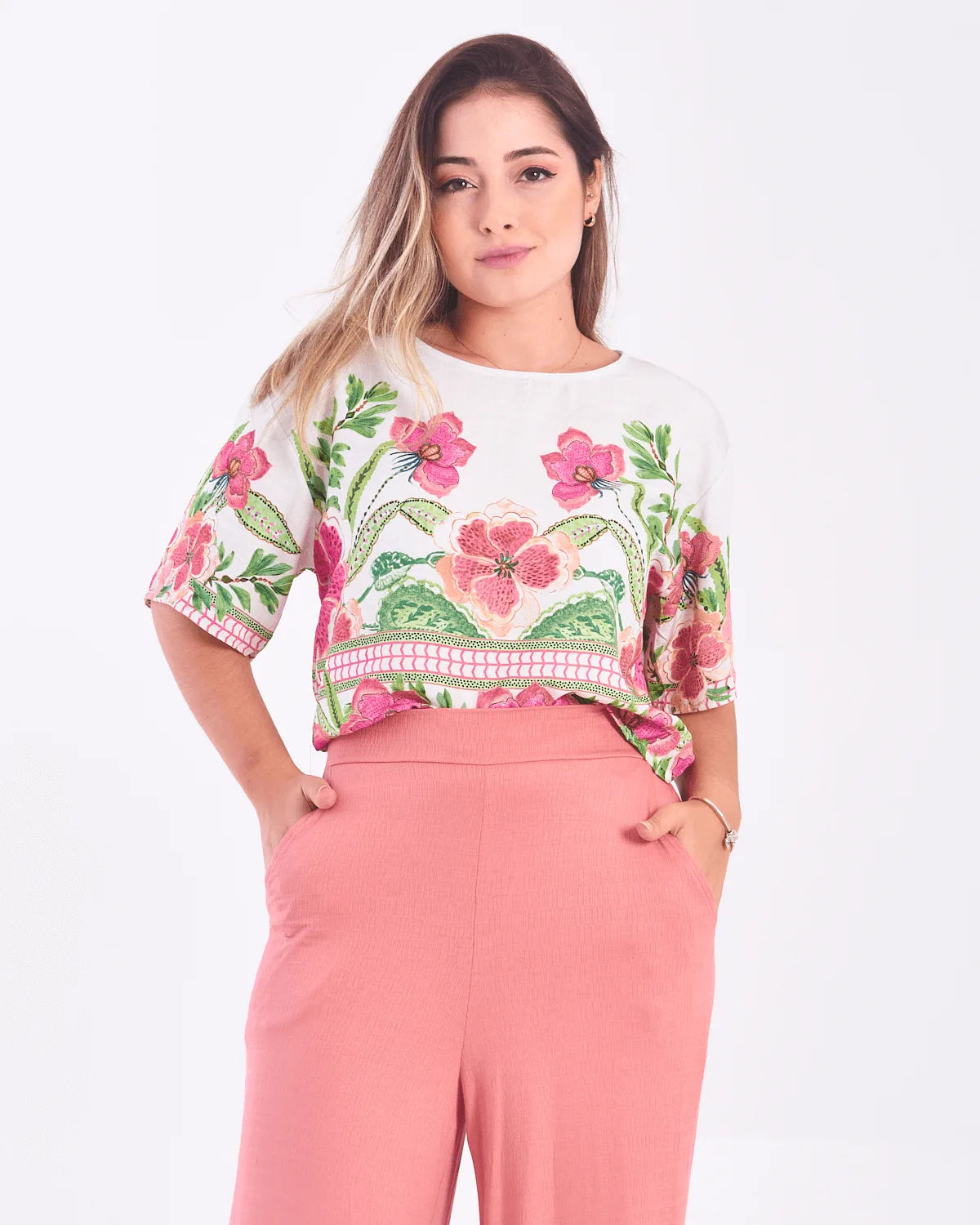BLUSA MALWEE 1000110538 ESTAM ROSA GG