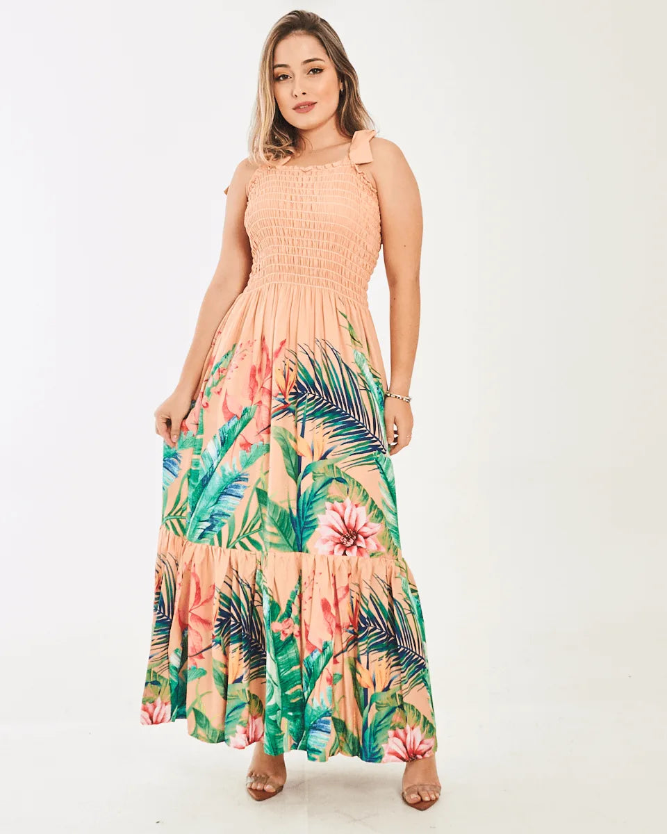 VESTIDO SAFIRA PATY/MANGA