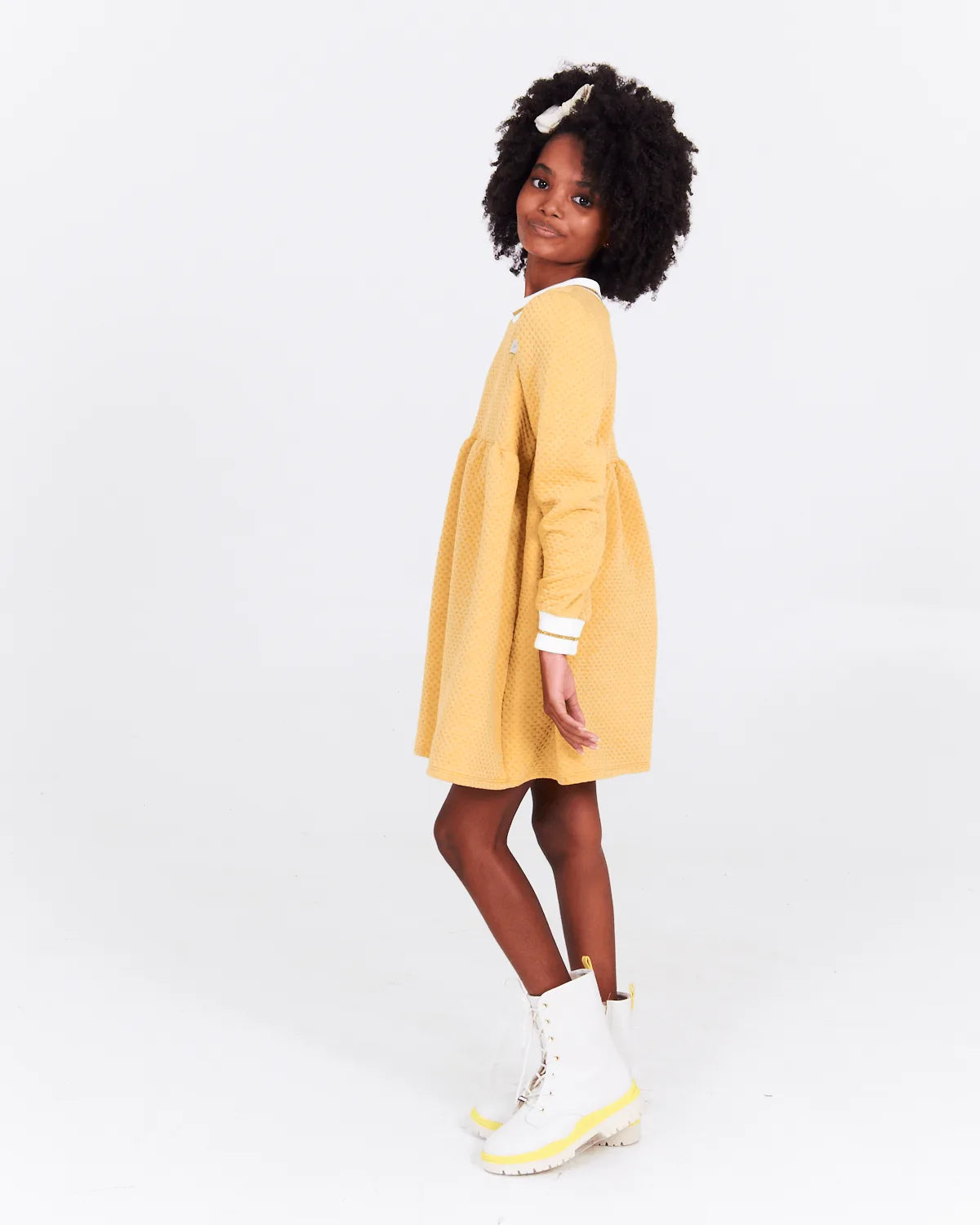 VESTIDO INF ELIAN 73140 AMARELO 08
