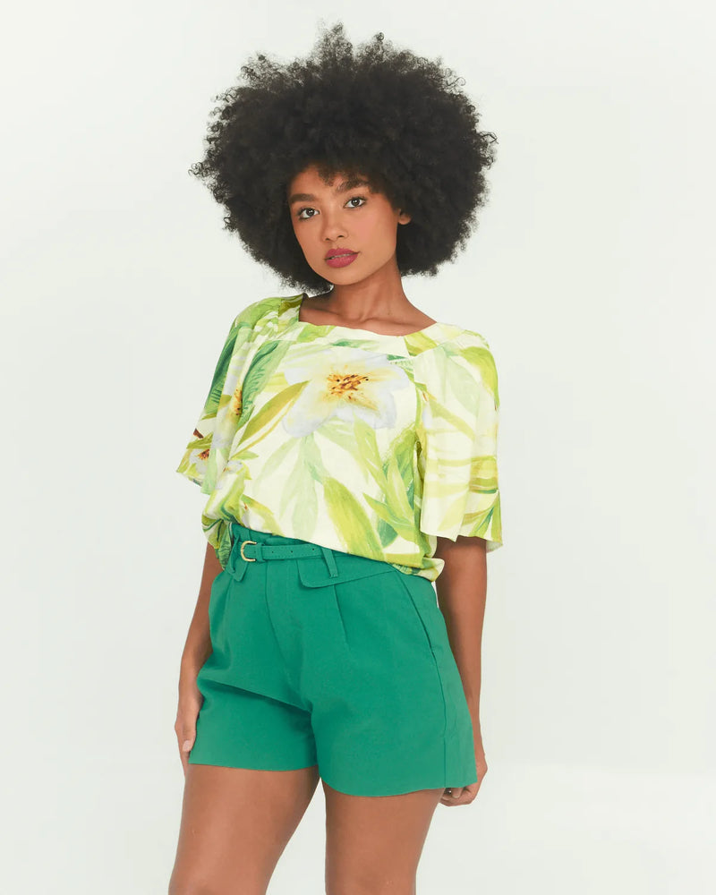 BLUSA MALWEE 1000115889 ESTAMP VERDE P