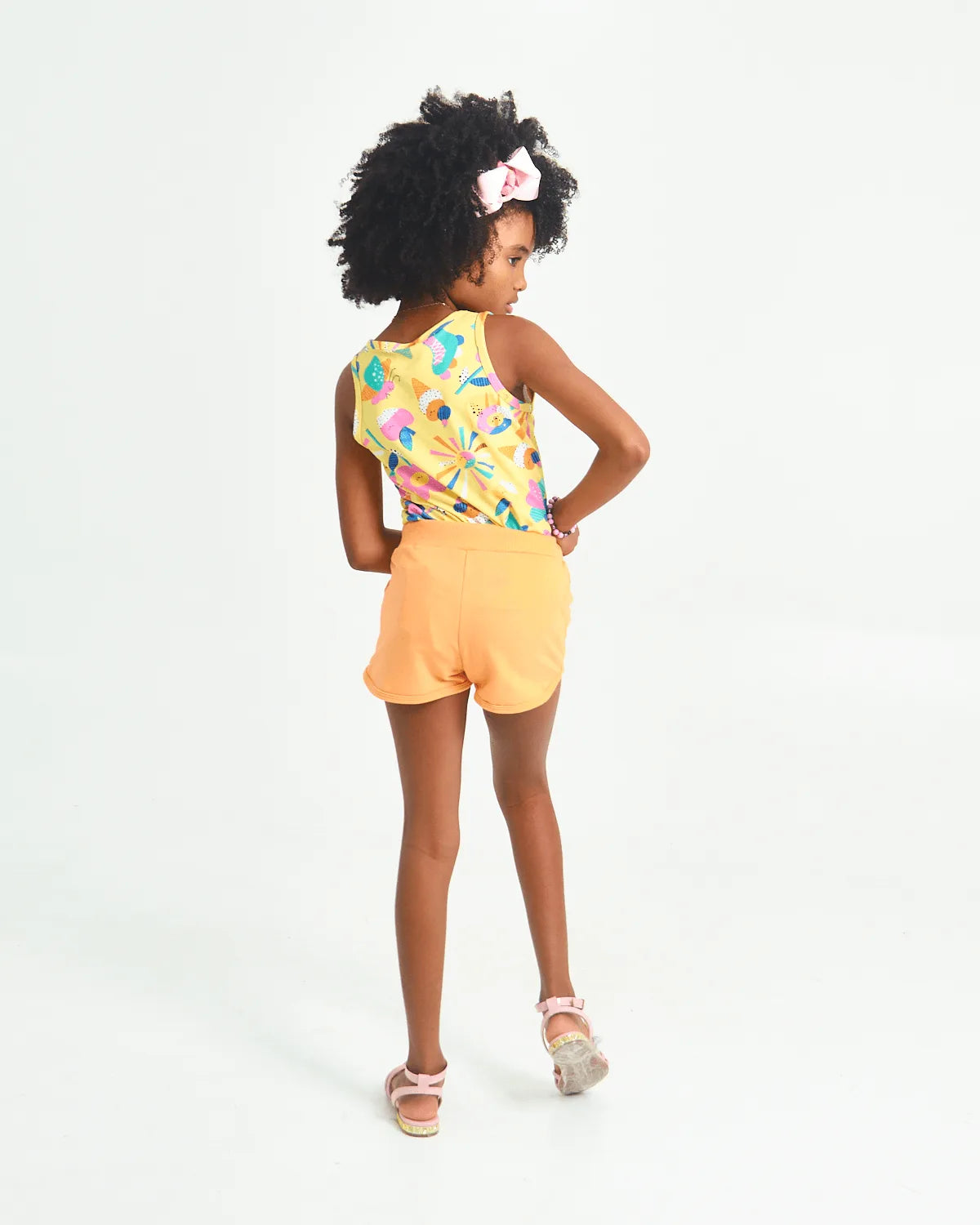 BLUSA INF LUNENDER 19159 AMARELO 10