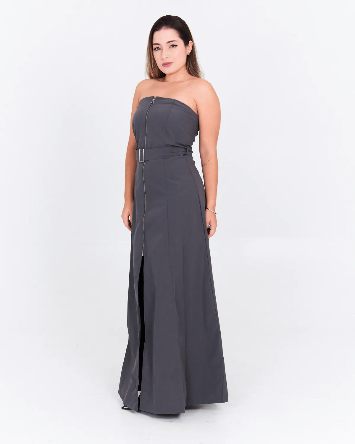 VESTIDO IRIS MIDI ZIPER