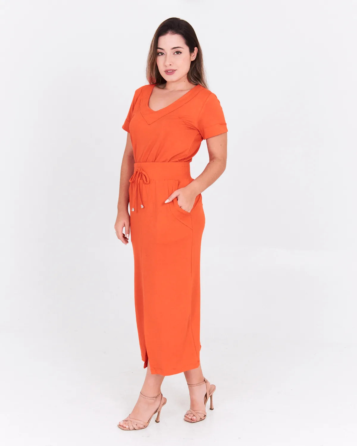 CONJUNTO SAFIRA MOLETINHO/SAIA MARSALA G