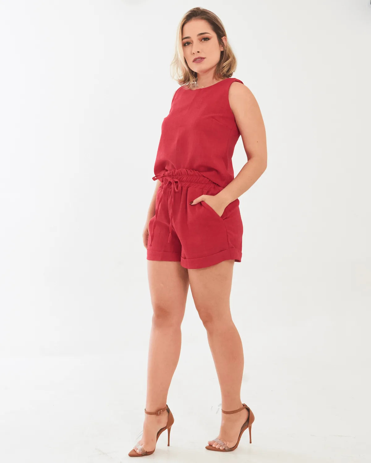 CONJUNTO SAFIRA REGATA PRETO M