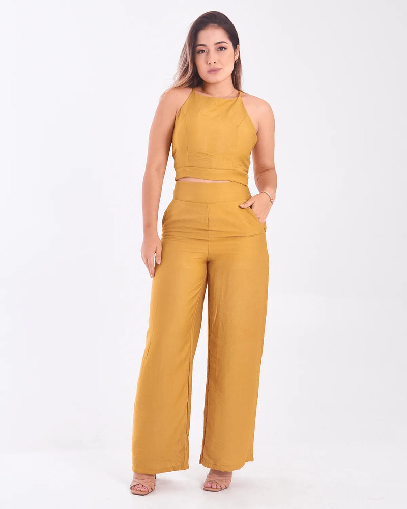 CONJUNTO LUIGIA CALCA/CROPPED
