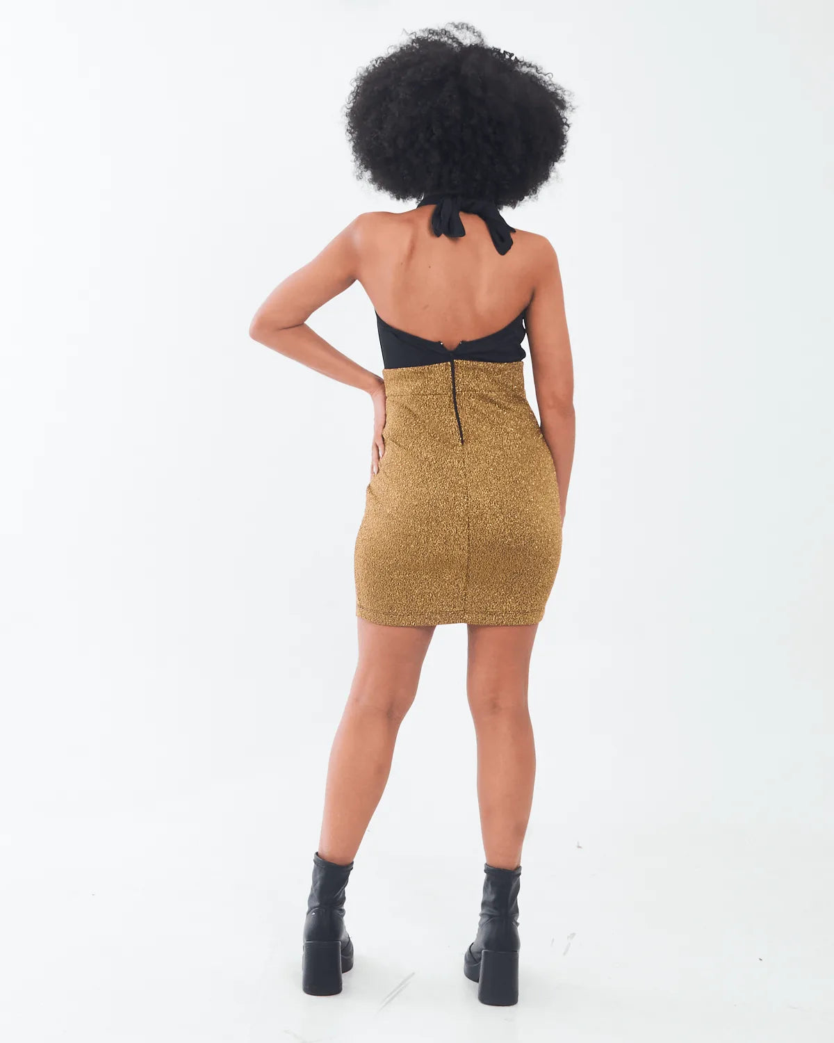 VESTIDO TROPICAL 23371C DOURADO G