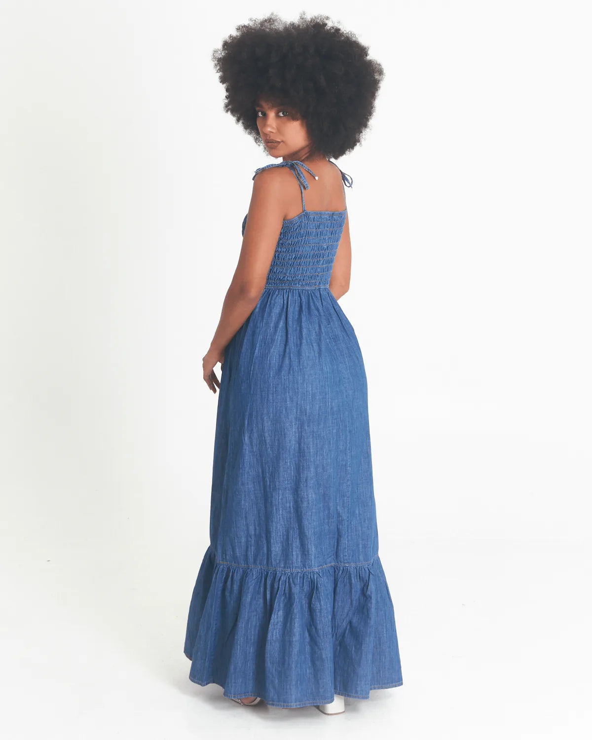 VESTIDO MODASIL LASTEX JEANS G