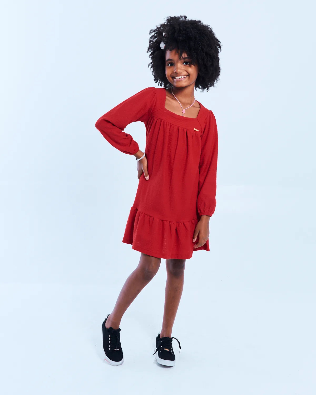 VESTIDO INF BIKA KIDS 1562 UNICO 12