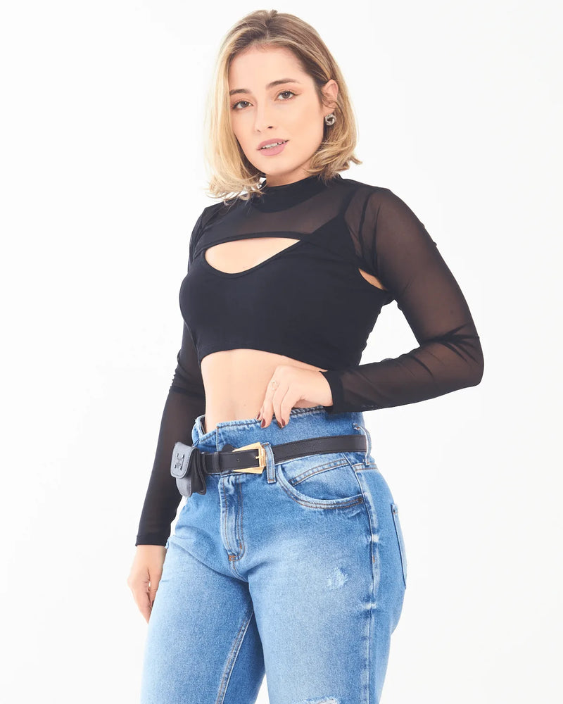 TOP GROOVY 21063 PRETO G