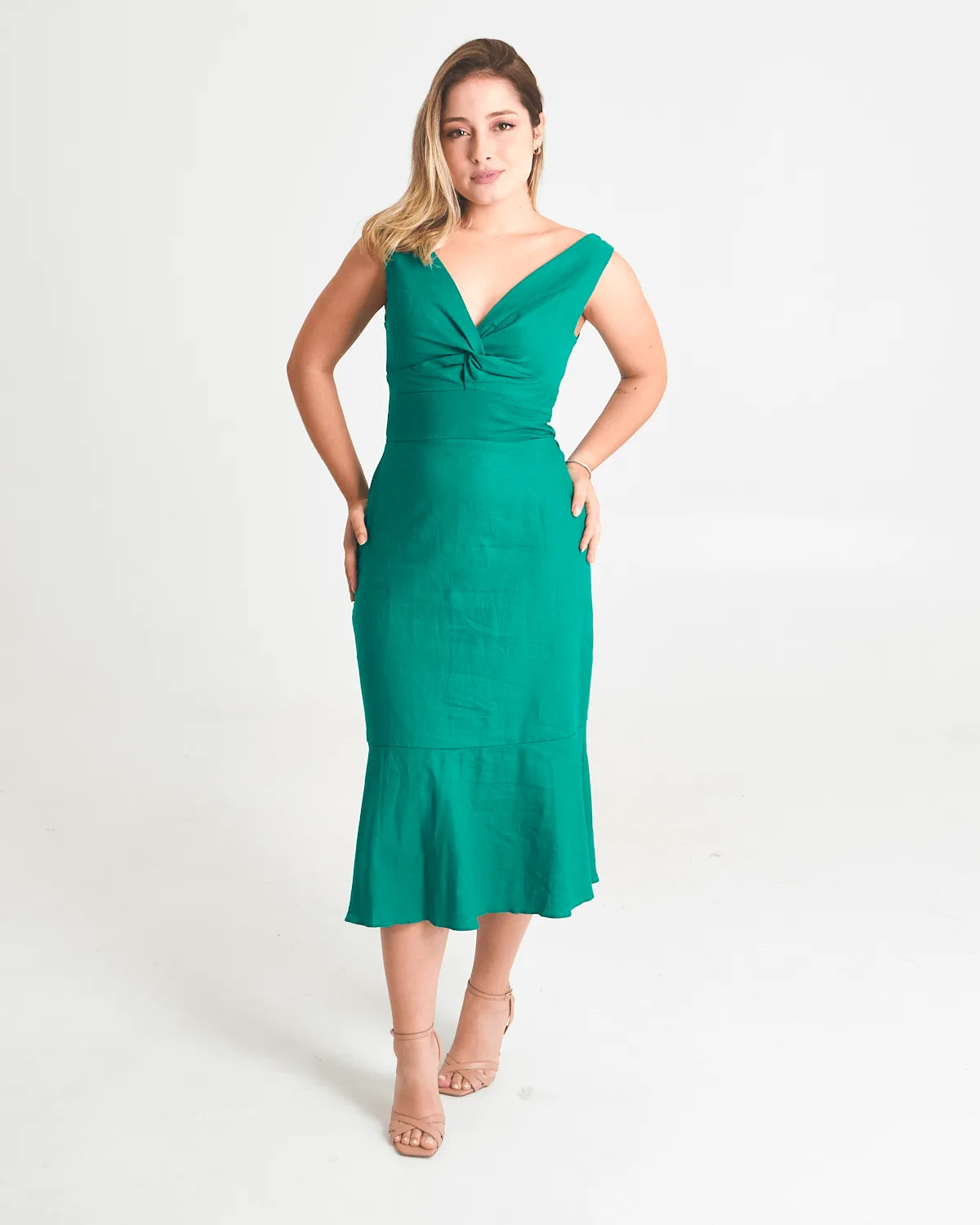 VESTIDO LUNENDER 45476 BRANCO OFF GG