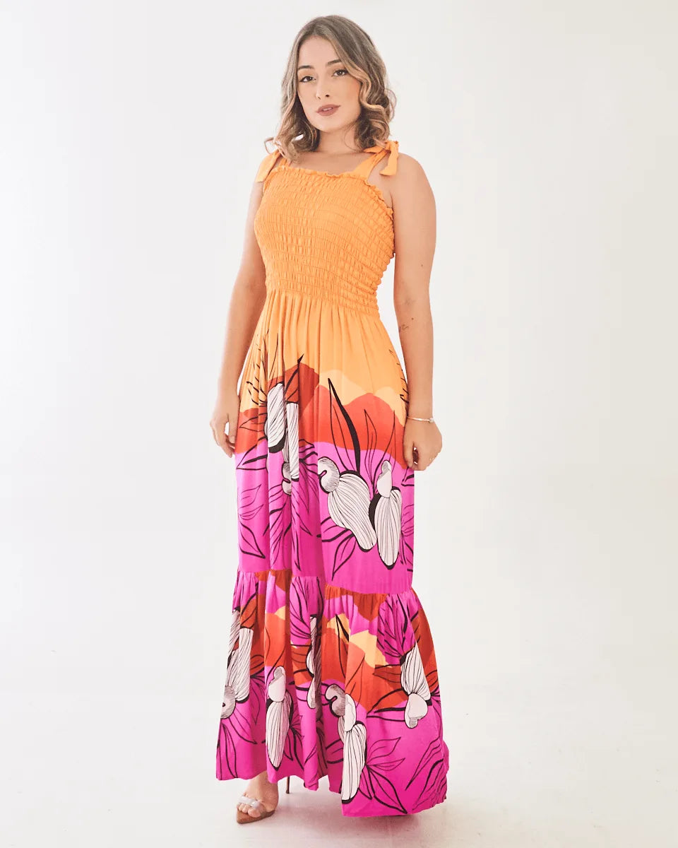 VESTIDO SAFIRA PATY/MANGA