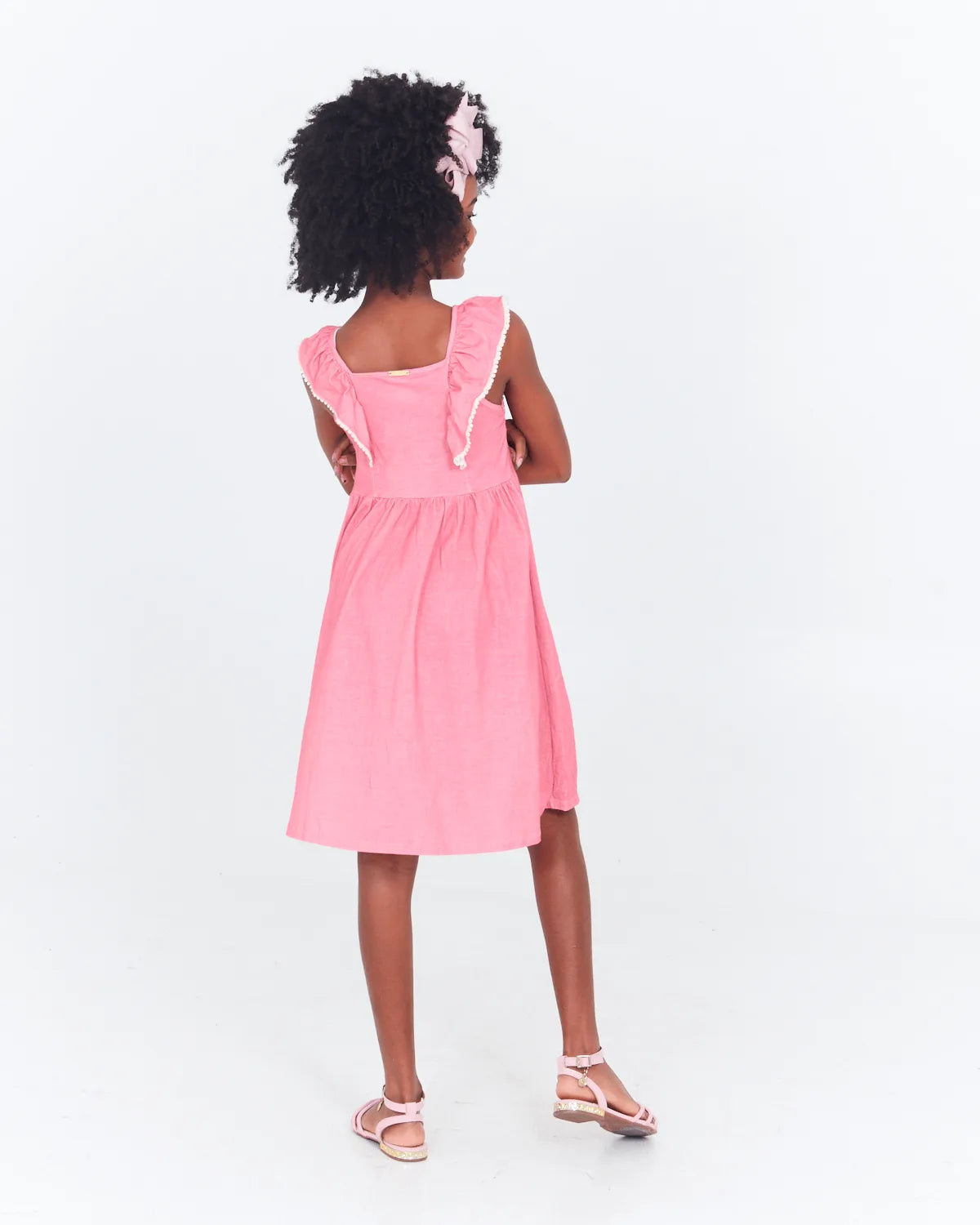VESTIDO INF LUNENDER 46588 ROSA 01