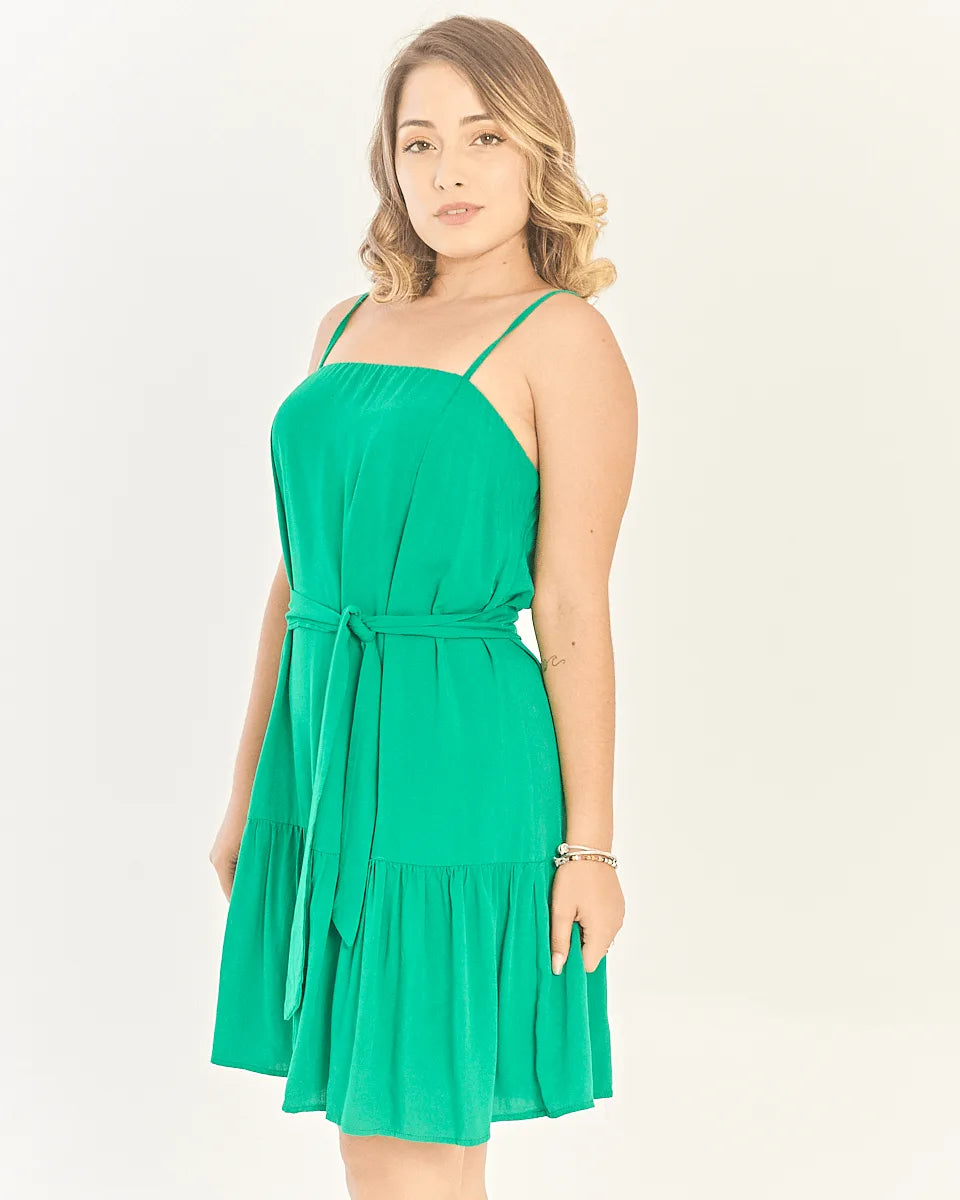 VESTIDO SAFIRA ALCA/LISO