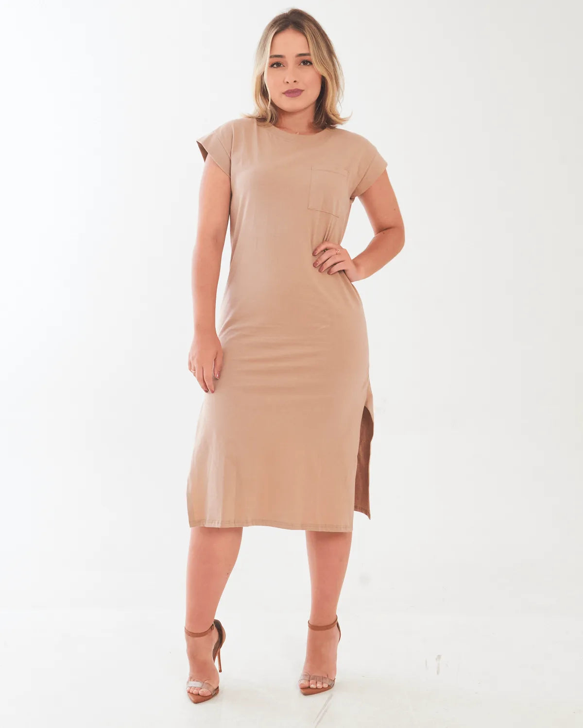 VESTIDO MALWEE 1000106876 SALMAO P