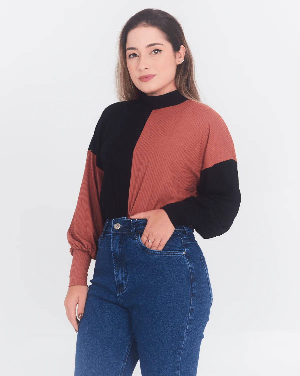 BLUSA LUNENDER 67445 MARINHO GG