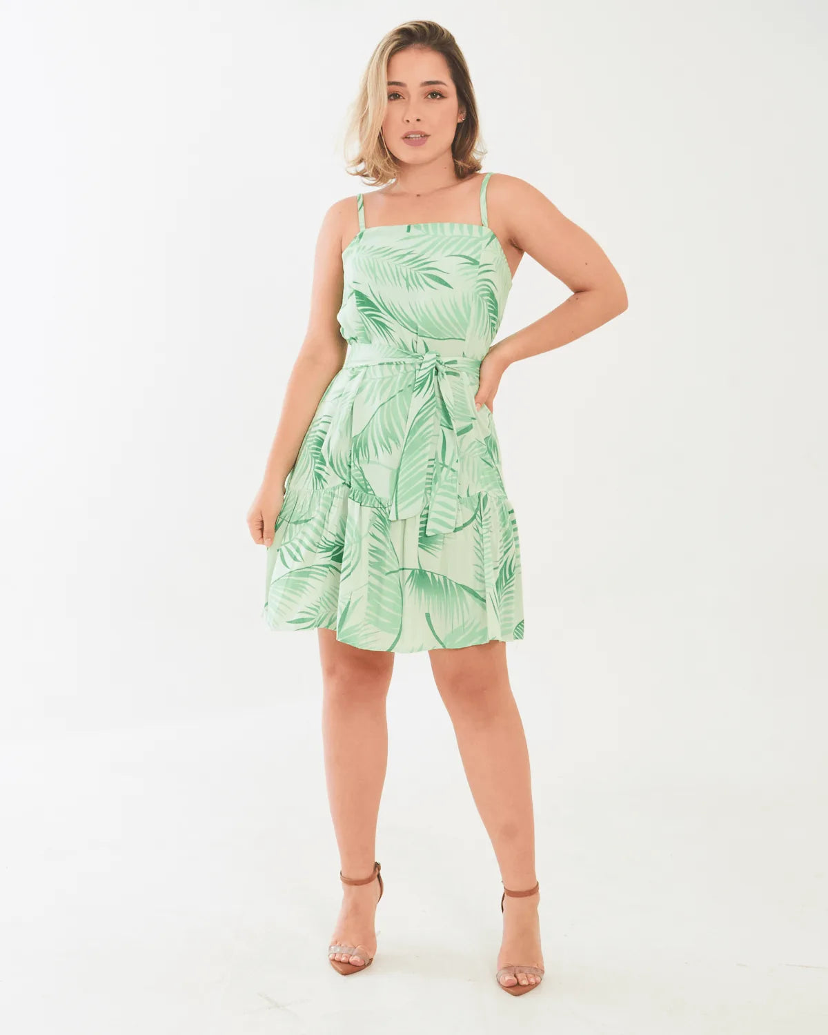 VESTIDO SAFIRA ALCA/ESTAMPADO MARINHO ESTAM M