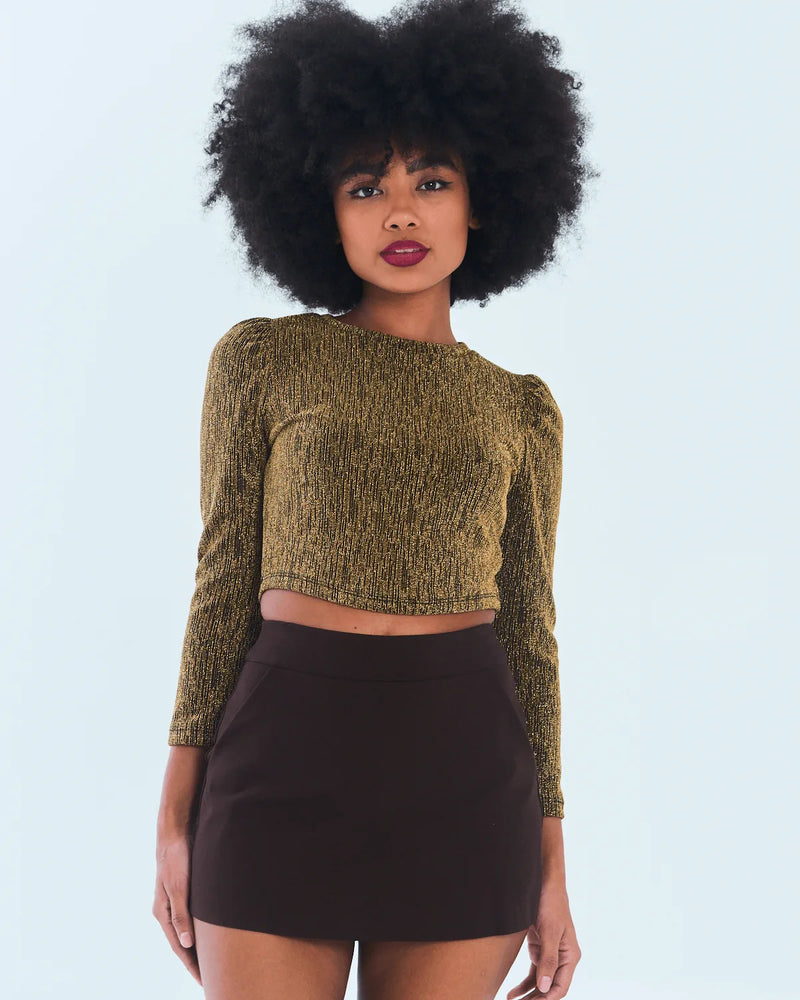 CROPPED SECIA 08942 DOURADO G