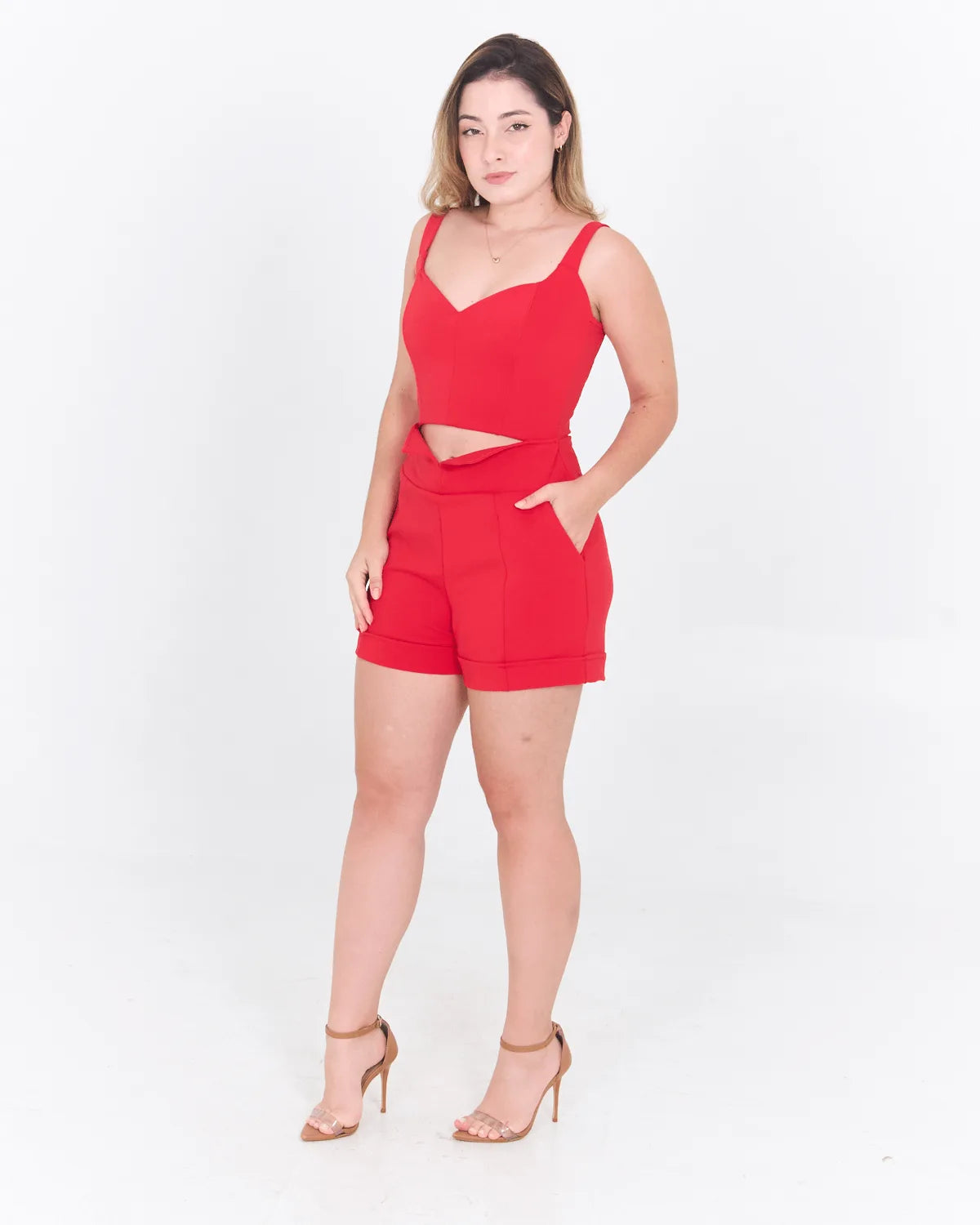MACAQUINHO TROPICAL 98534 VERMELHO M
