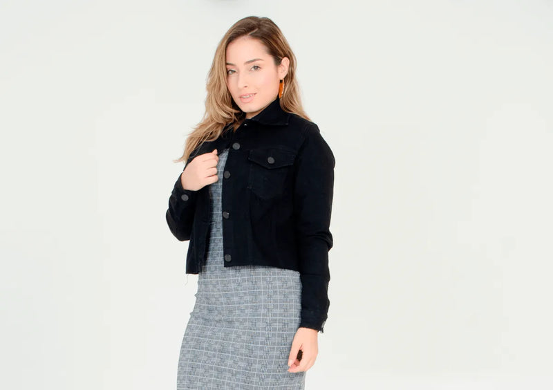 JAQUETA MUCS 10970 PRETO G