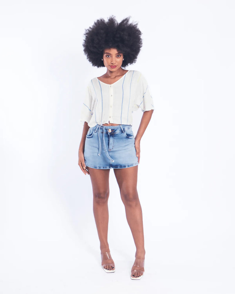 SHORT/ SAIA CANAL DA MANCHA 317161 JEANS 40