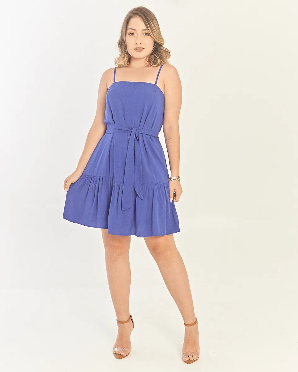 VESTIDO SAFIRA ALCA/LISO