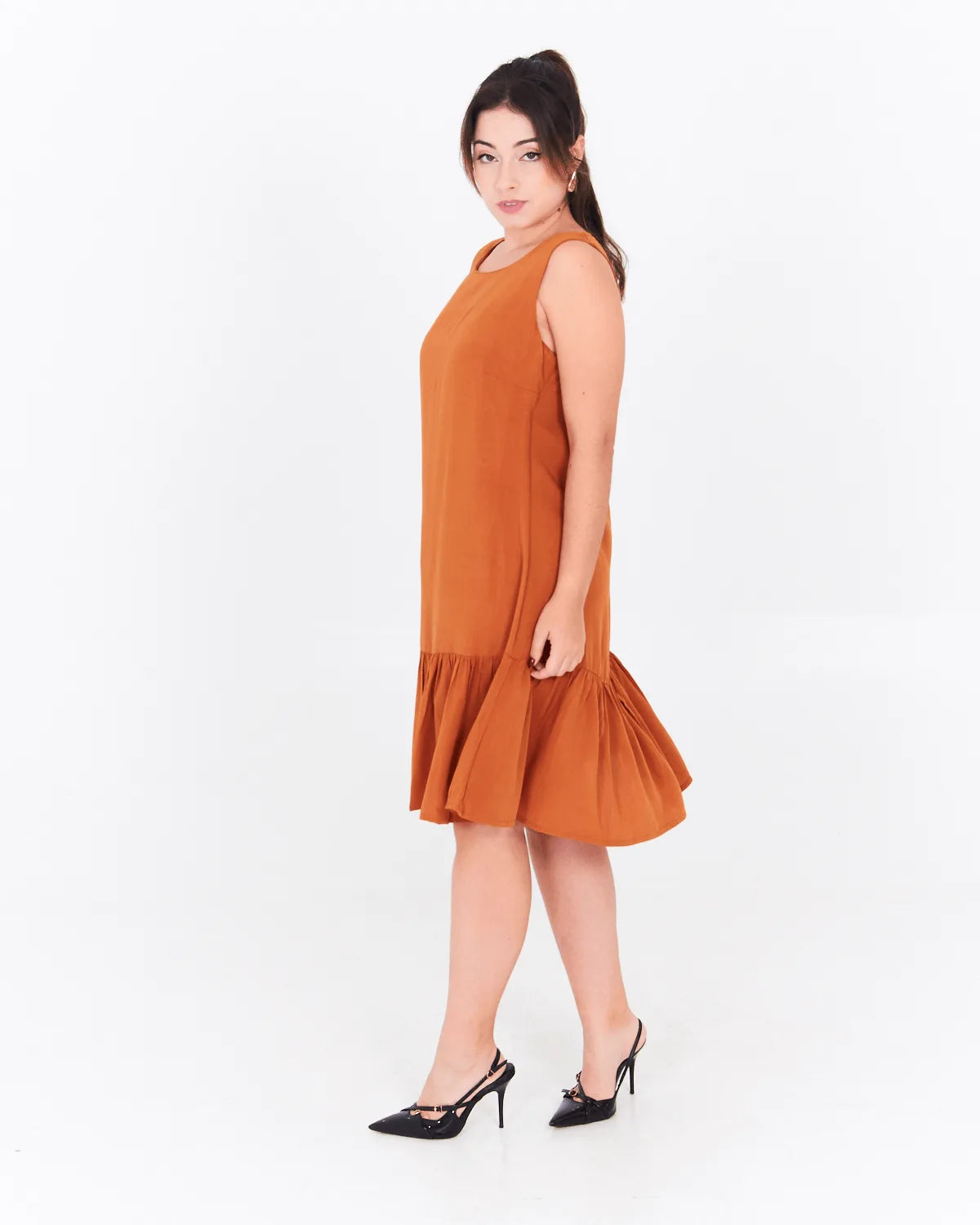 VESTIDO SAFIRA EVA( LACO COSTA) AZUL BIC M