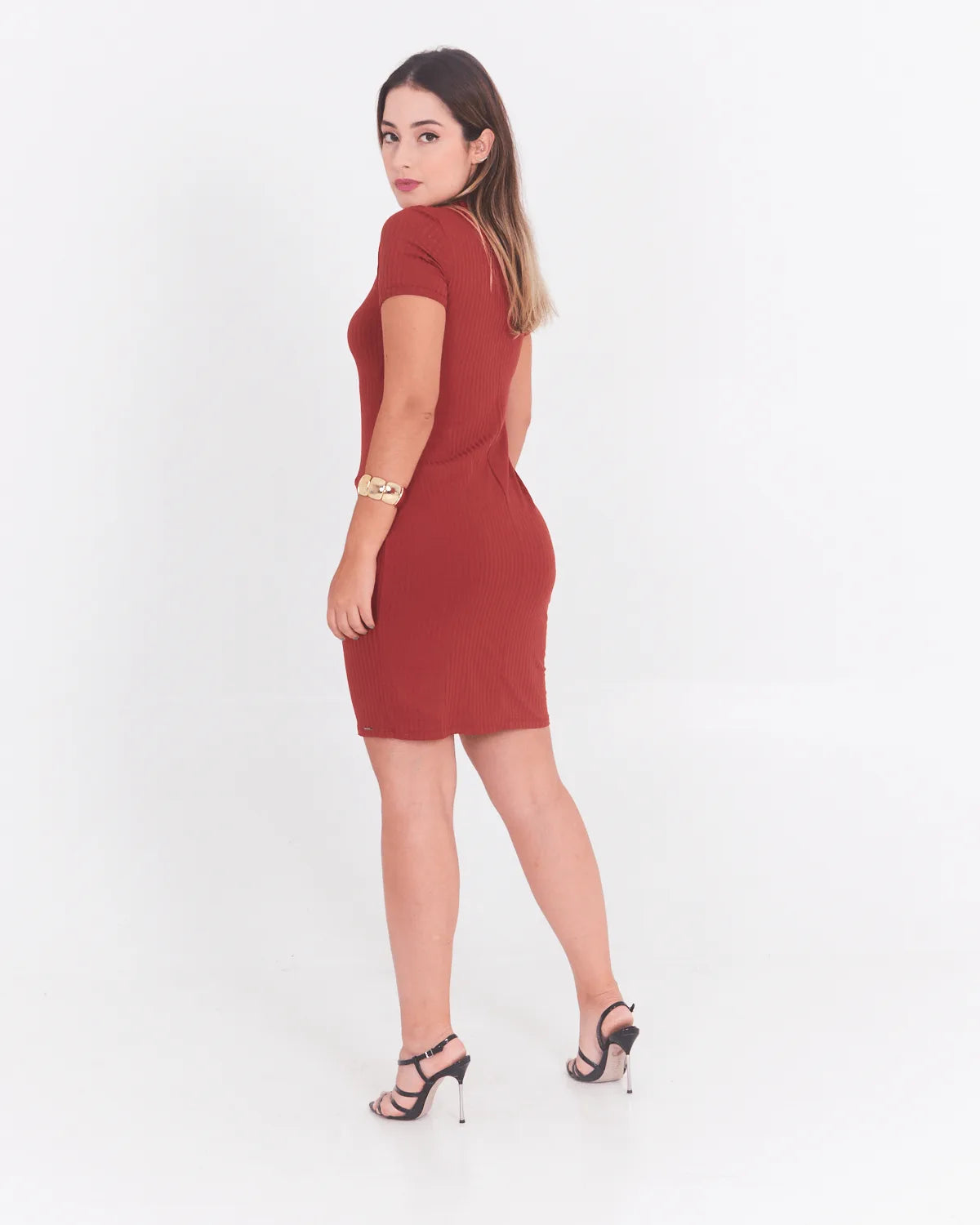 VESTIDO LUNENDER 00663 MARROM COSTAL GG