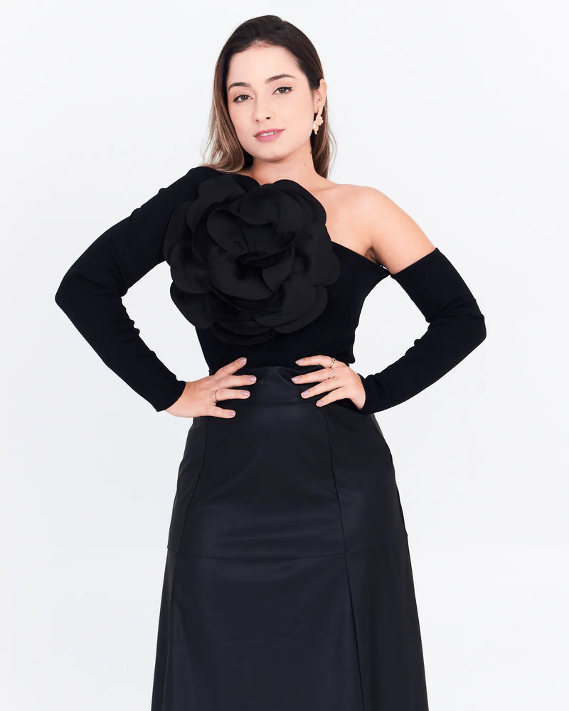 BLUSA BELLINA AA5766 PRETO G
