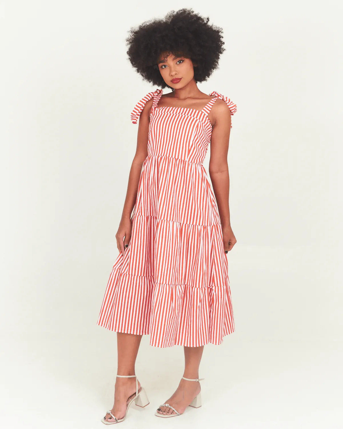 Vestido Safira Laço Midi