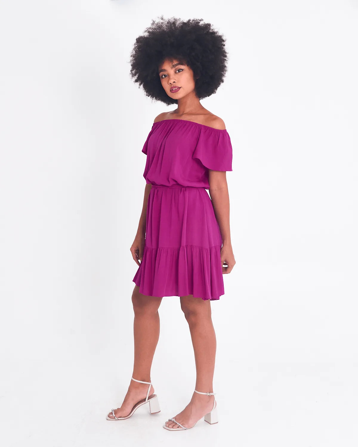 VESTIDO SAFIRA CIGANINHA GEOM TELHA M