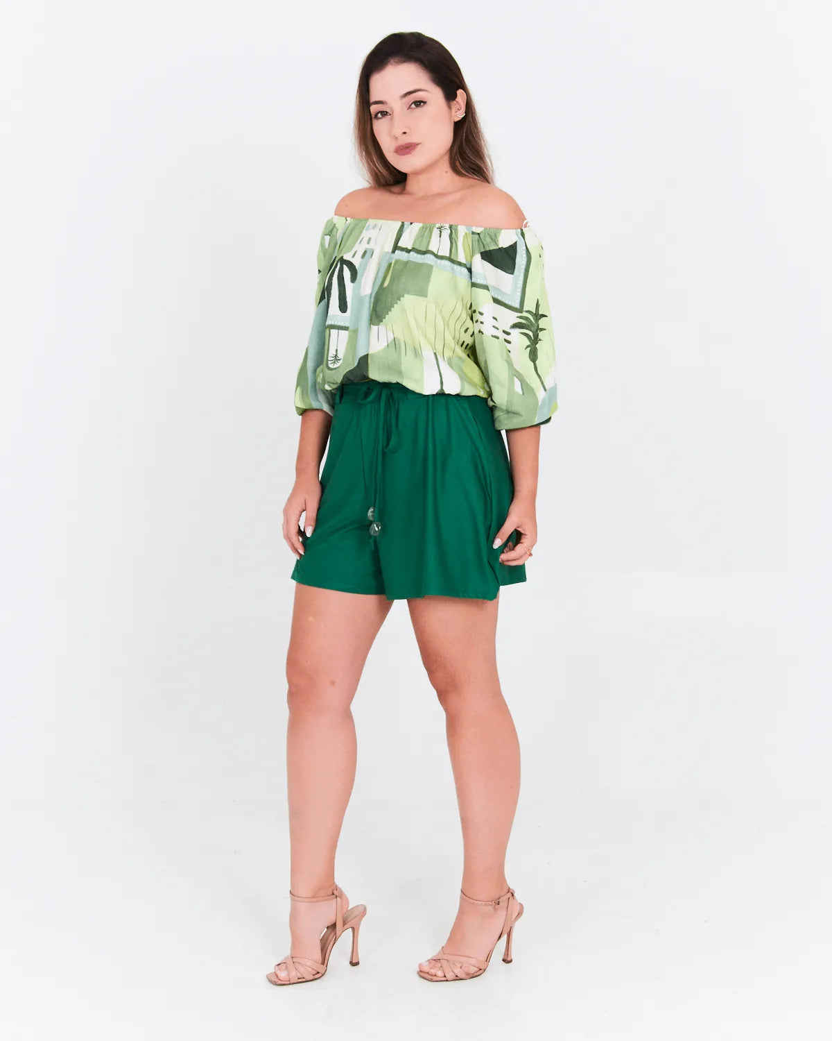 SHORT LUNENDER 26137 VERDE SPINACH M