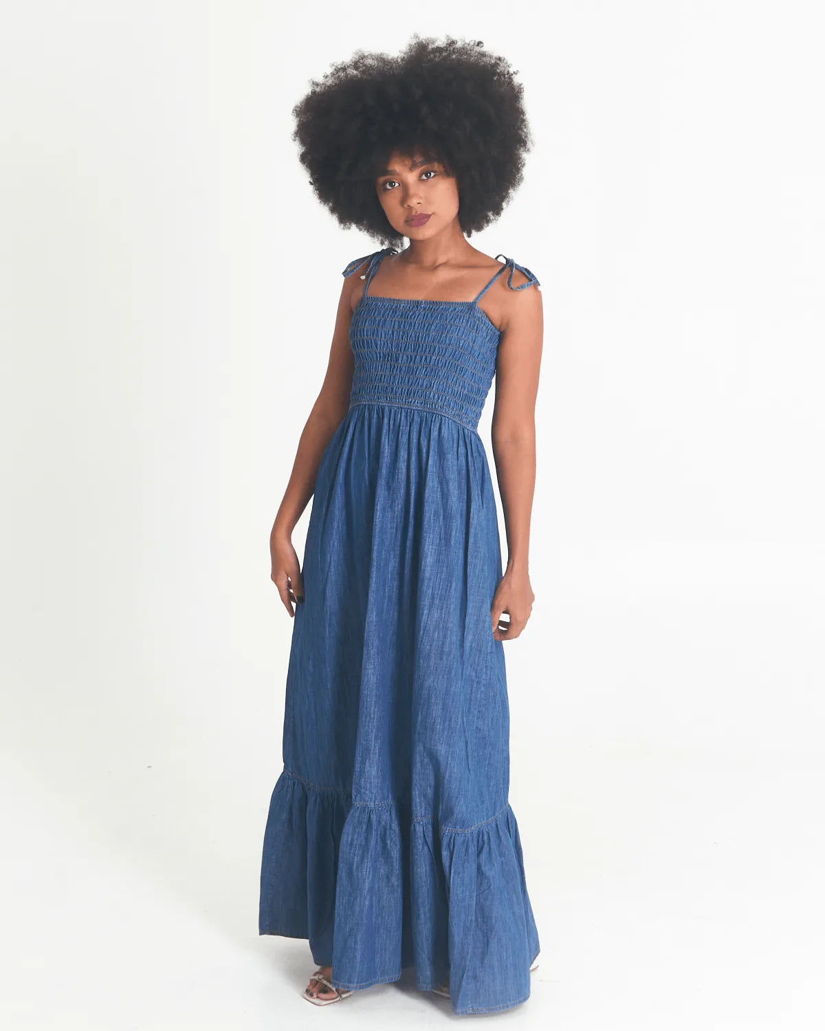 VESTIDO MODASIL LASTEX JEANS G