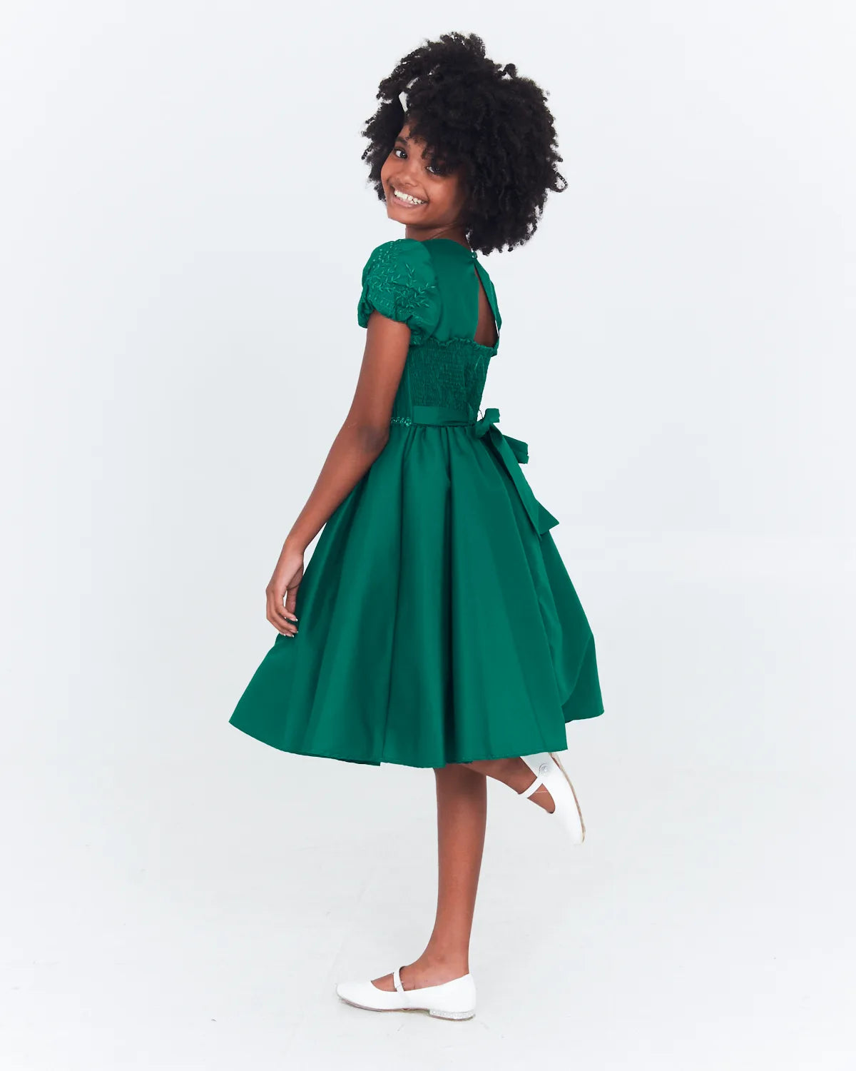 VESTIDO INF CATTAI 6934 VERDE 12