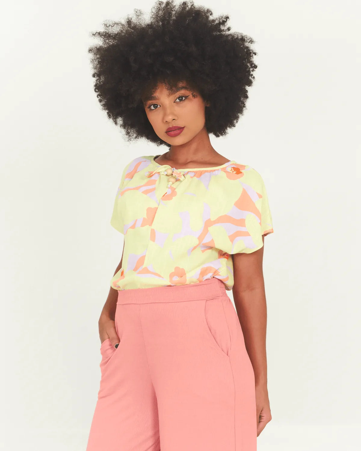 BLUSA MALWEE 1000115890 LAVANDA GG