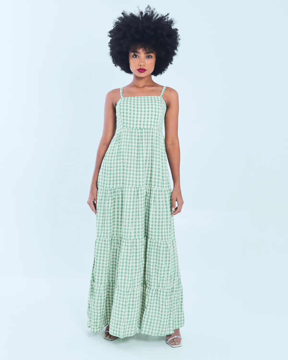 VESTIDO SAFIRA XDREZ VICK PINK G