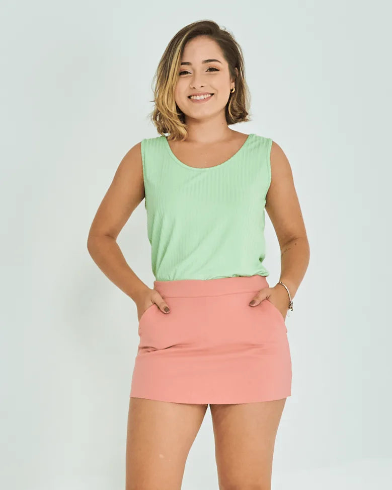 BLUSA LUNENDER 00234 MESCLA CASTANHO GG