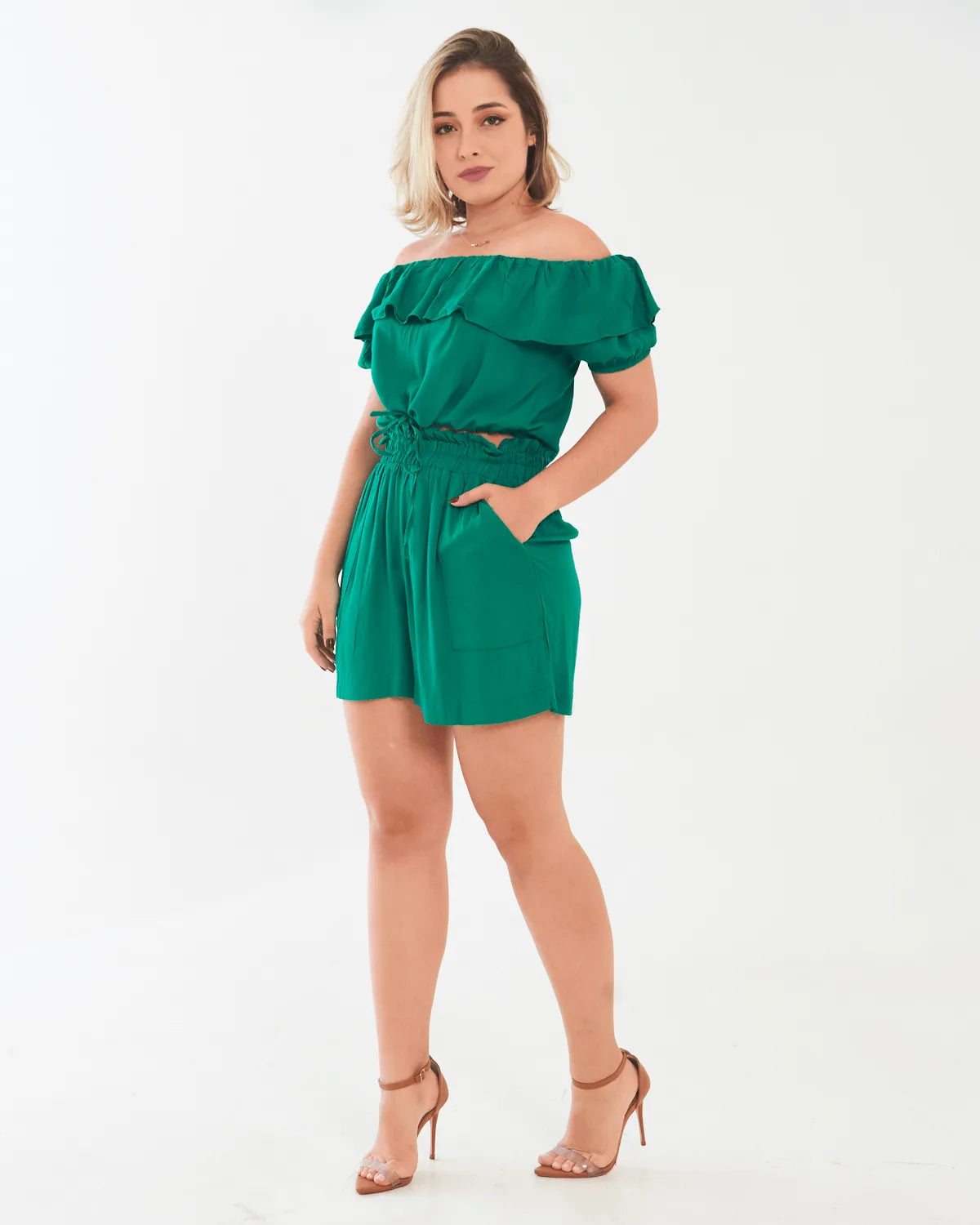 CONJUNTO SAFIRA REGATA PRETO M