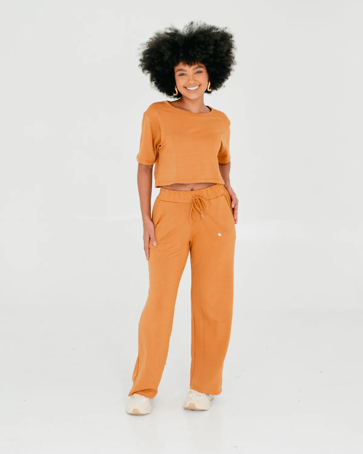CONJUNTO SAFIRA PANTALONA/MOLETINHO OFF G