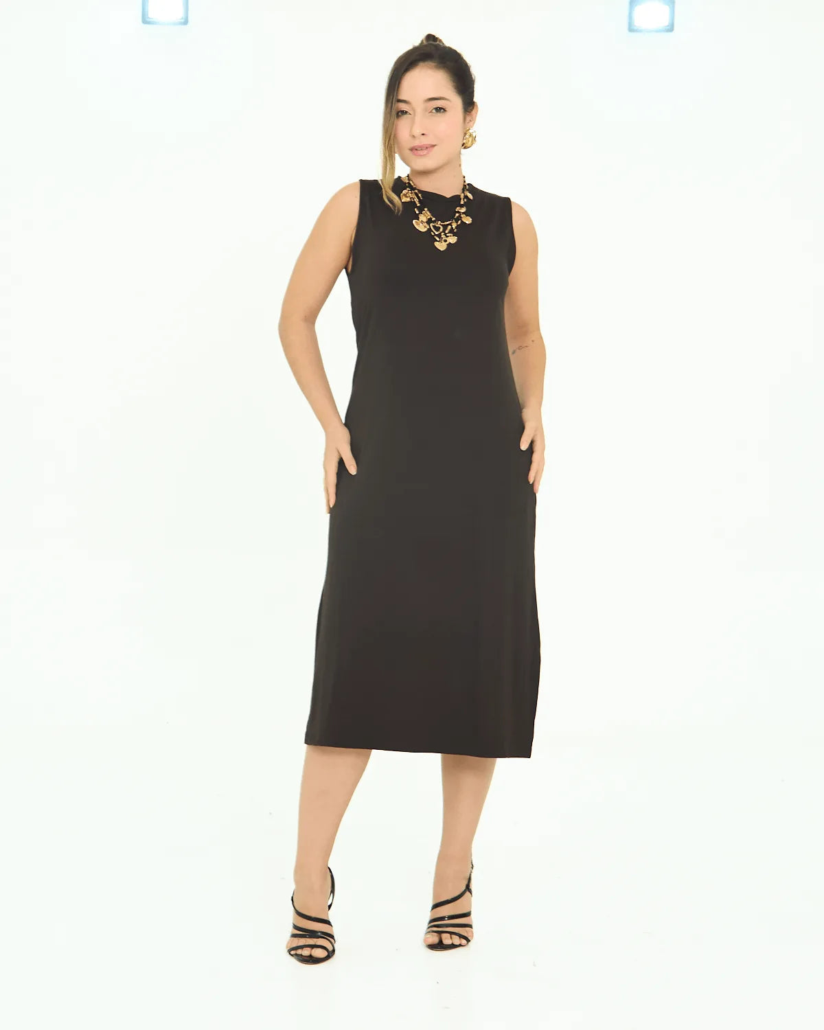 VESTIDO LUNENDER 00653 MARINHO CELEBRITY M