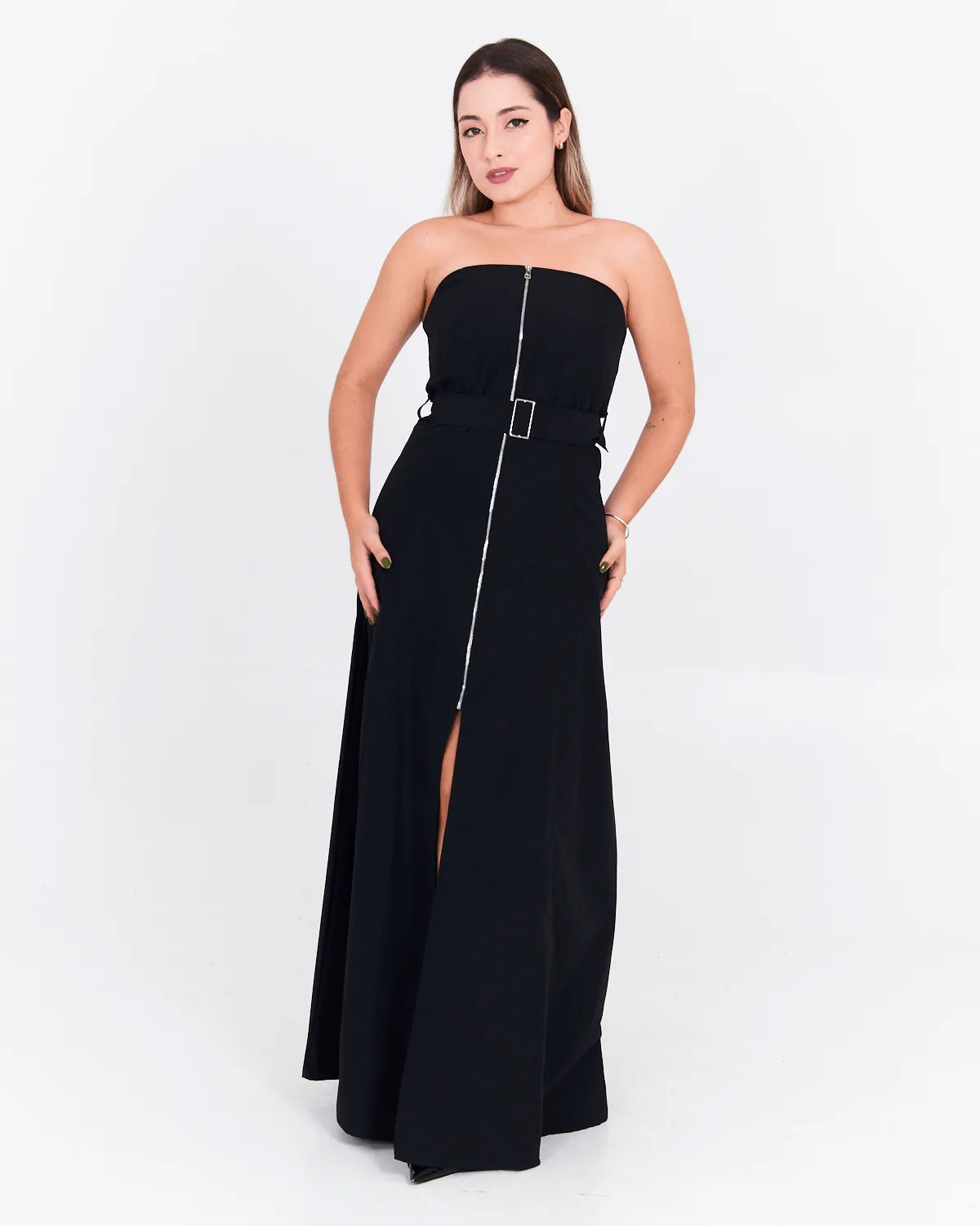 VESTIDO IRIS MIDI ZIPER